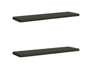 Lot de 2 coussins de banc, coussins d'assise vught 100 % polyester anthracite cf57765
