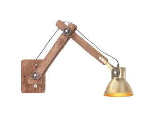 Lampe murale, applique murale style industriel laiton rond e27