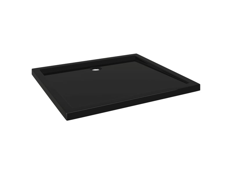 Receveur de douche base de douche bac de douche salle de bain toilette salle d’eau maison intérieur rectangulaire 80x90 cm abs noir 02_0001961  - Conforama A