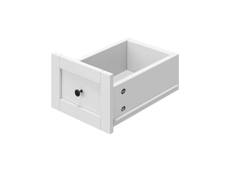  Îlot de cuisine extensible 116x45x89 cm, rangement, mdf, métal, blanc  - Conforama D
