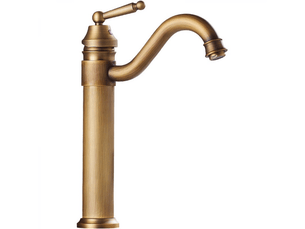 Robinet pour lavabo, robinet de lavabo de salle finition en laiton pour un style antique autres