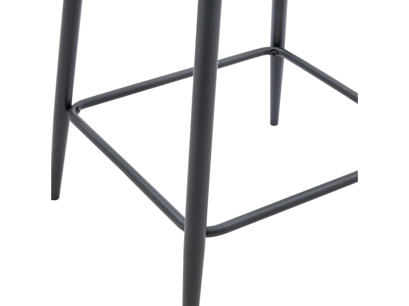  Chaise de cuisine 4 pièces transparente cadre en métal finitions argent doré noir style design moderne  - Conforama D
