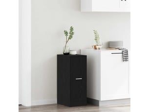 Meuble de rangemenrt, cabinet de pharmacie chêne noir 40 x 41 x 77.5 cm