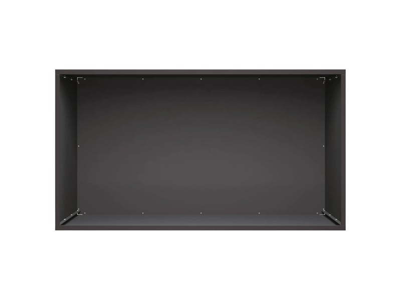 Jardinière - cache-pot de jardin 2 pcs noir 100 x 50 x 50 cm  - Conforama E