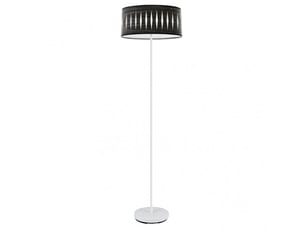 Lampadaire fabrilamp piron e27 coloris blancbois noir 165 x 40 x 40 cm