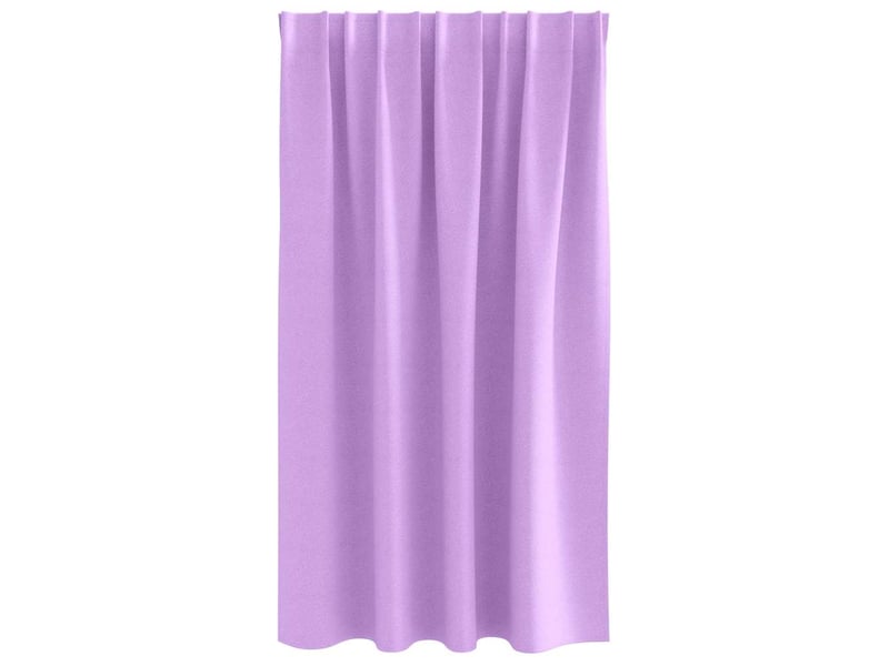 Lot de 2 rideaux occultants, rideaux black-out avec anneaux pourpre 140 x 140 cm cf44731 - Conforama D