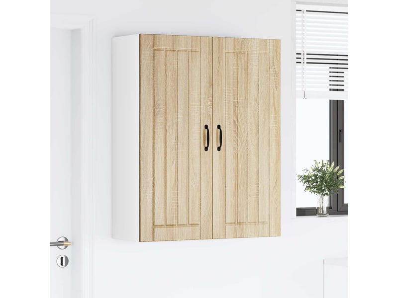  Meuble mural de cuisine, armoire de cuisine chêne sonoma 80x31x100cm shl2484  - Conforama D