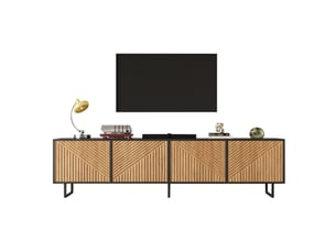 Meuble tv coloris naturel 180 cm <strong>HAUSS SPOLE</strong>  <strong></strong>