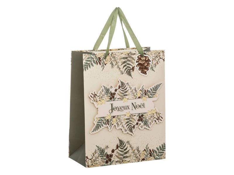  Sac cadeau imprimé taille moyenne secrets des bois  - Conforama A