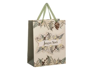 Sac cadeau imprimé taille moyenne secrets des bois