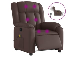 Fauteuil fixe  <strong>DECOSHOP 26</strong> Simili marron