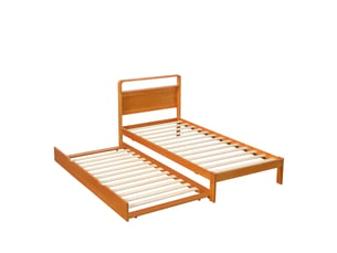 Lit gigogne 90x190/200 cm Sol Morn coloris naturel