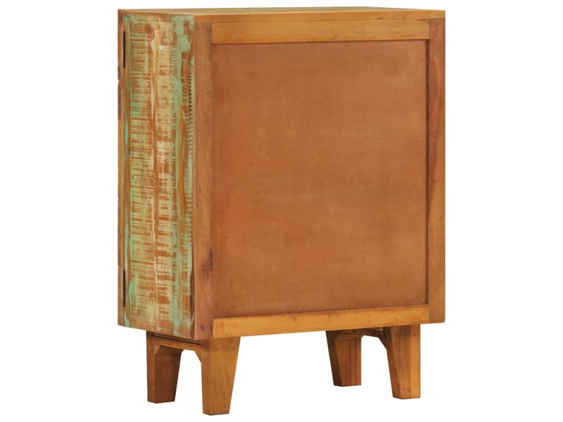  Buffet - bahut - meuble de rangement sculpté à la main 55x30x75 cm bois massif récupération  - Conforama E