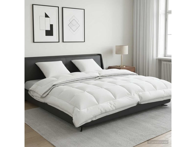  Ensemble de couette et d'oreiller 3 pcs - duvet 240x260 cm 4 saisons  - Conforama B
