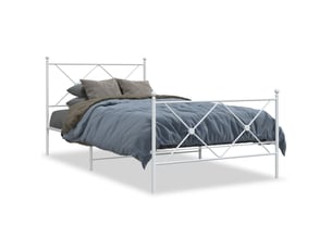 Lit simple 100x200 cm    coloris blanc