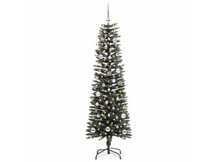 Sapin de noël artificiel, arbre de noël vert 150 cm pvc, plastique et acier shl2764