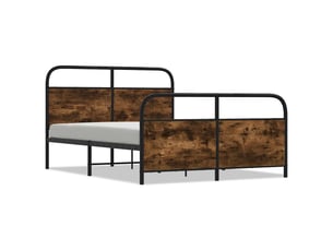 Lit 2 places 120x190cm    coloris marron