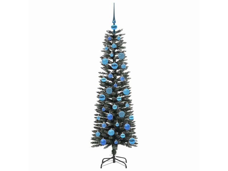  Sapin de noël artificiel, arbre de noël vert 150 cm pvc, plastique et acier shl6956  - Conforama D
