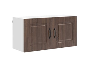 Meuble mural de cuisine | armoire de cuisine chêne brun 80x31x40cm shl1933