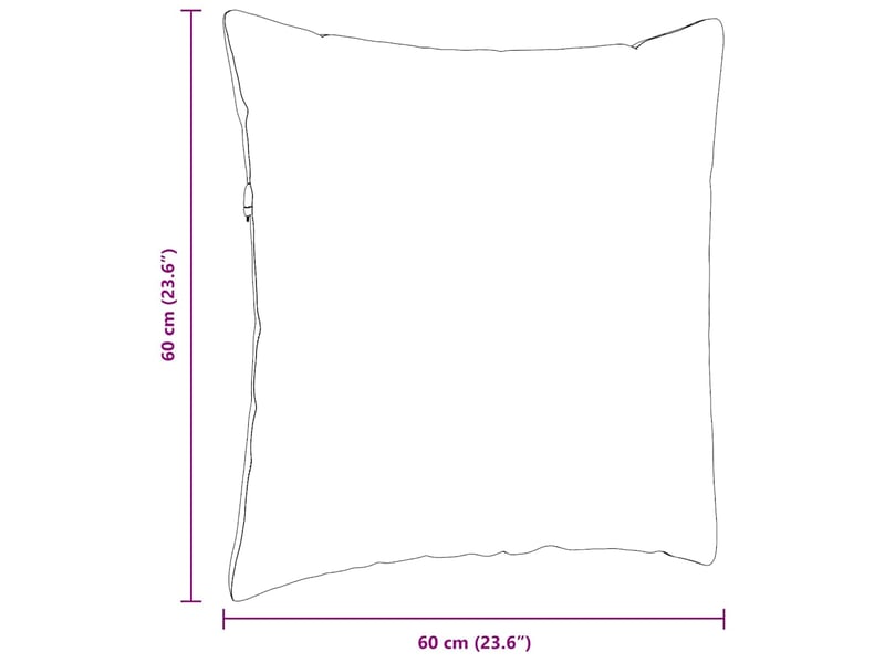 Lot de 2 coussins de canapé, coussins décoratifs tissu gris foncé 60 x 60 cm cf58867 - Conforama E
