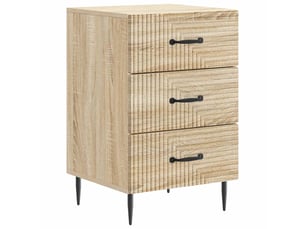 Table de chevet - cabinet de chevet - table de nuit avec tiroir chêne sonoma 43 x 41 x 66,5 cm