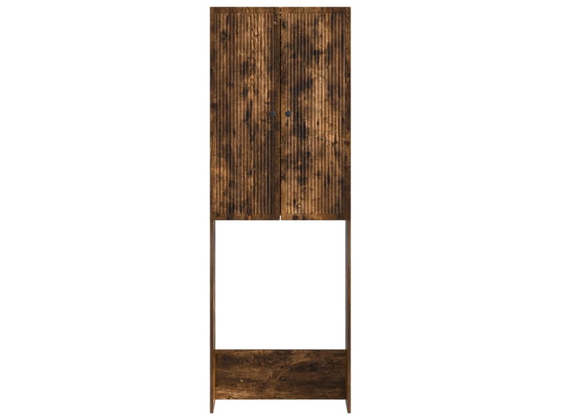 Armoire de toilette, meuble de toilette ede chêne fumé 66x25.5x190 cm  - Conforama E