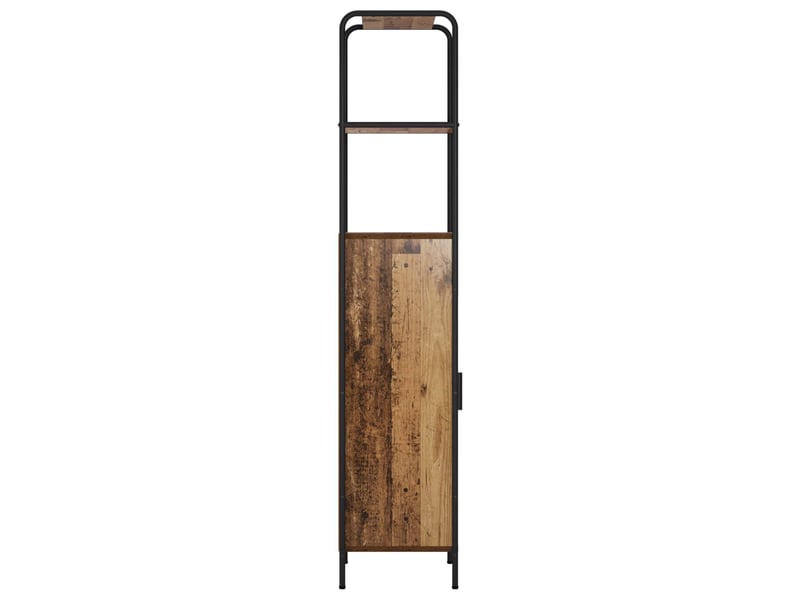  Haut armoire, armoire de rangement bois ancien 40x33x161 cm bois d'ingénierie shl116  - Conforama E