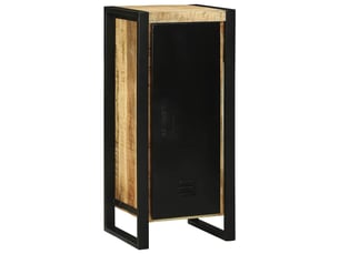 Armoire de salle de bain, cabinet de salle de bain marron bois de mangue massif cf65108