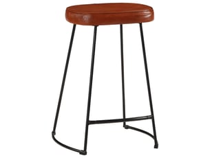 Lot de 2 tabouret de bar, chaise de bar marron foncé 41x29x62 cm shl91394
