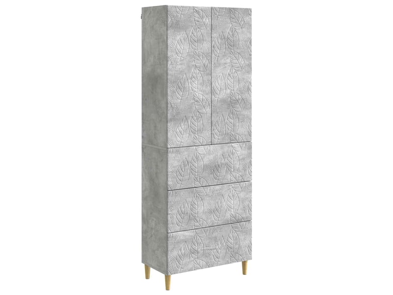 Ensemble de meubles 2 pcs, rangement de salon 66 x 34,5 x 90 cm bois d'ingénierie shl4056 - Conforama A