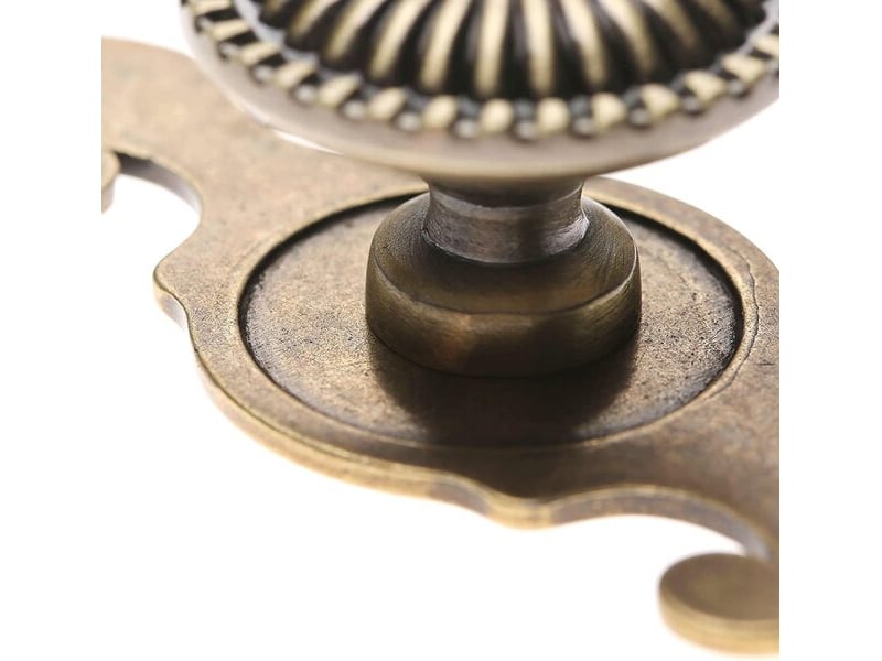  2 unités de poignées mgoodoo, conçues pour les portes de tiroirs de meubles de cuisine, les armoires à vêtements, en bronze ancien arrondi  - Conforama D