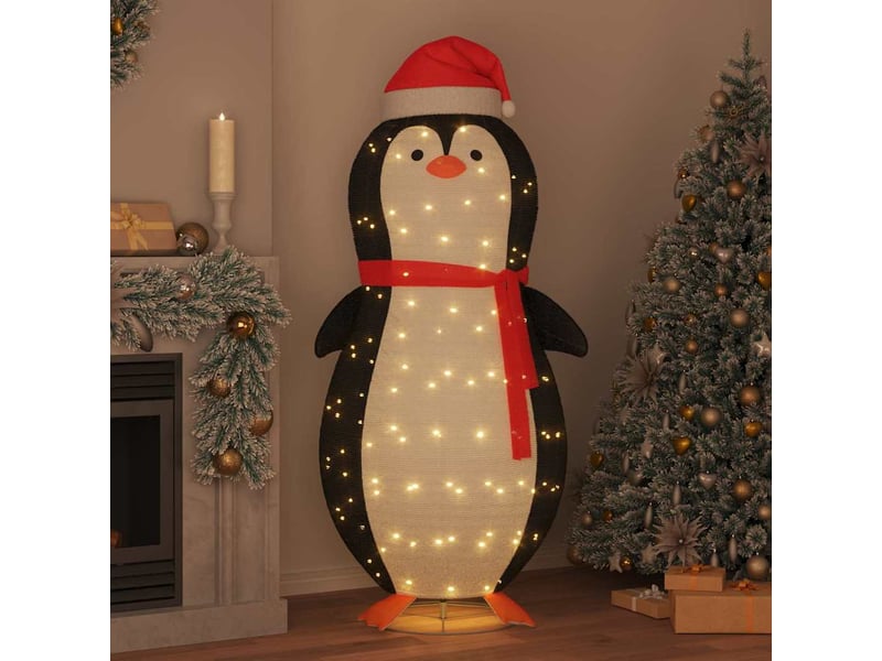 Figure de pingouin en neige blanc chaud 78 x 178 cm tissu cf61926 - Conforama C