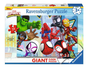Puzzle giant 24 pieces - une equipe fantastique - spidey
