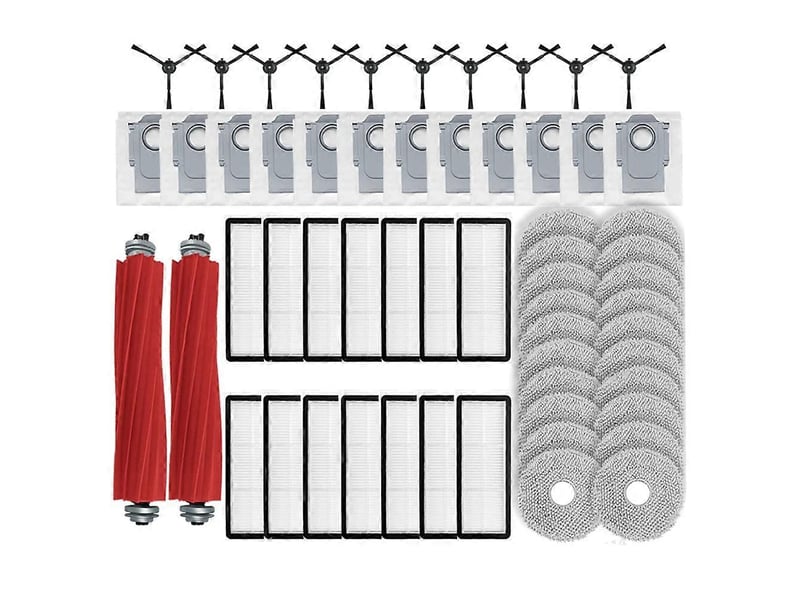 For qrevo s, qrevo pro, qrevo maxv robot vacuum main roller side brush hepa filter mop pad cloth dust bags - Conforama A