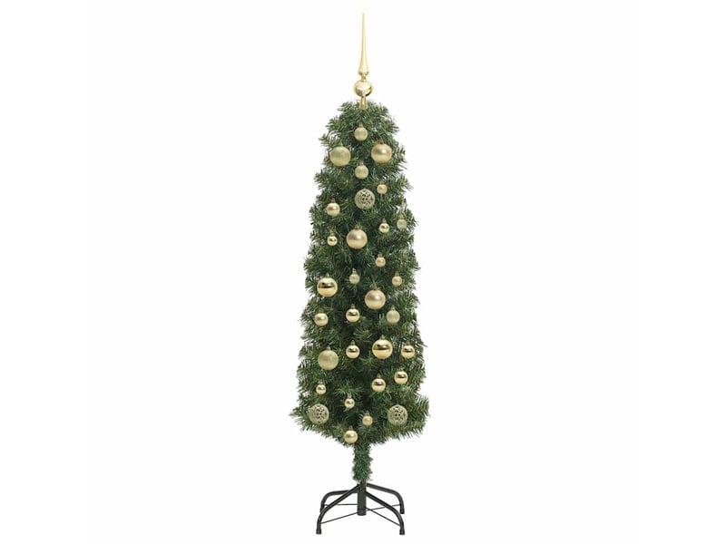  Sapin de noël artificiel, arbre de noël vert 120 cm pvc et acier et plastique shl7410  - Conforama D