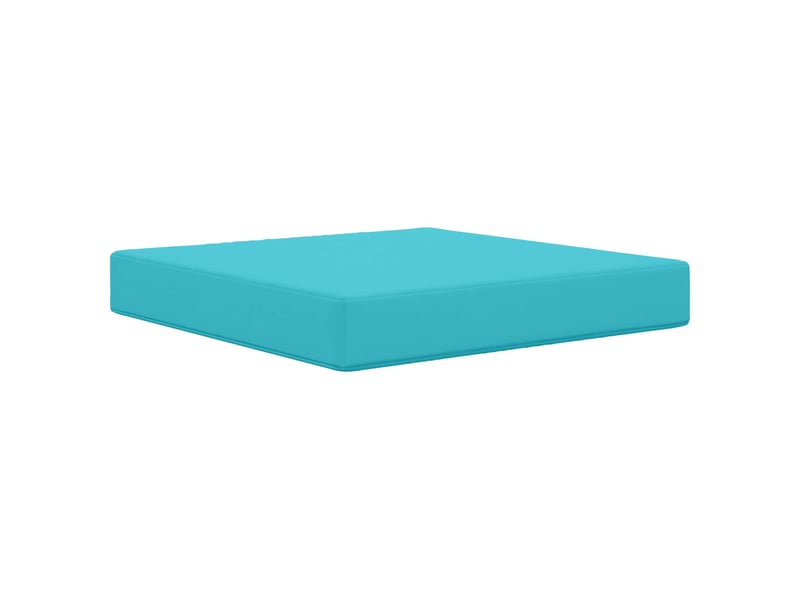  Coussin de canapé d'extérieur, coussin de chaise polyester turquoise 60 x 60 cm cf54173  - Conforama D