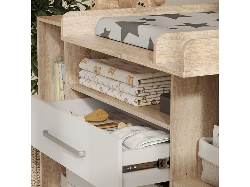  Vicco commode à langer, sonomablanc, 138.3x93cm  - Conforama D