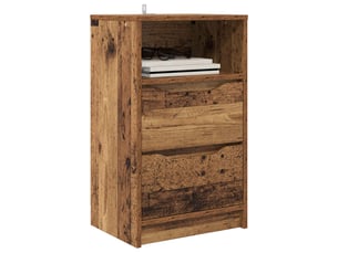 Table de chevet - cabinet de chevet - table de nuit bois ancien 40 x 30 x 467 cm bois d'ingénierie