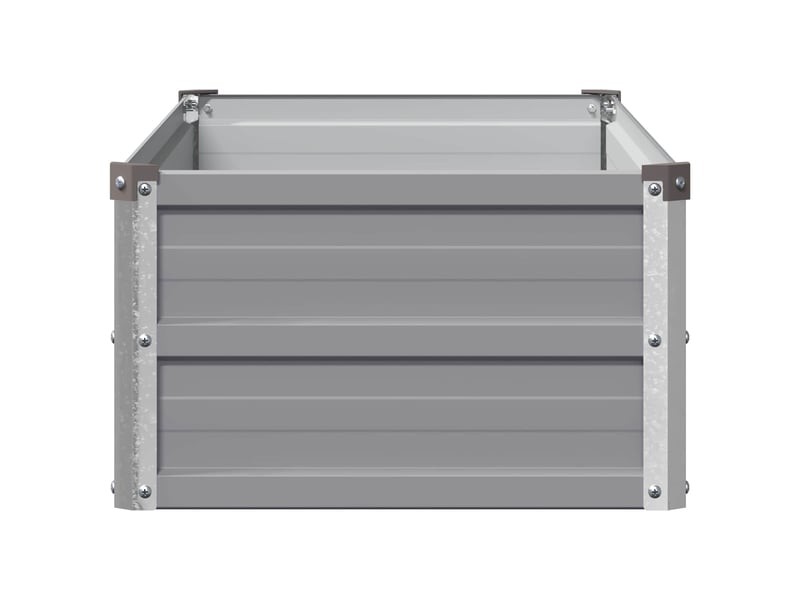  Jardinière - jardin surélevé gris 100 x 40 x 24 cm acier laminé à froid  - Conforama D