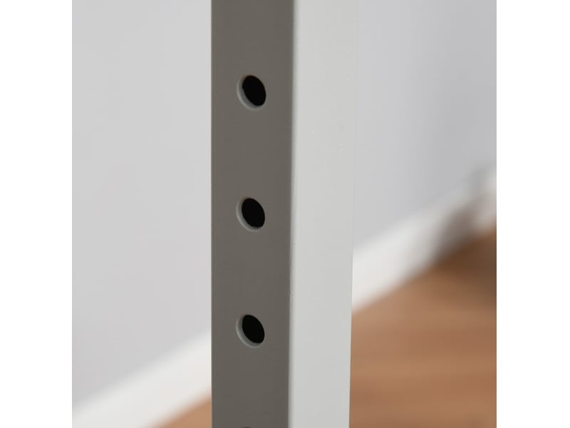  Barre de gymnastique enfant réglable 13 hauteurs en acier et bois, bleue, jusqu'à 75 kg, intérieur extérieur  - Conforama E