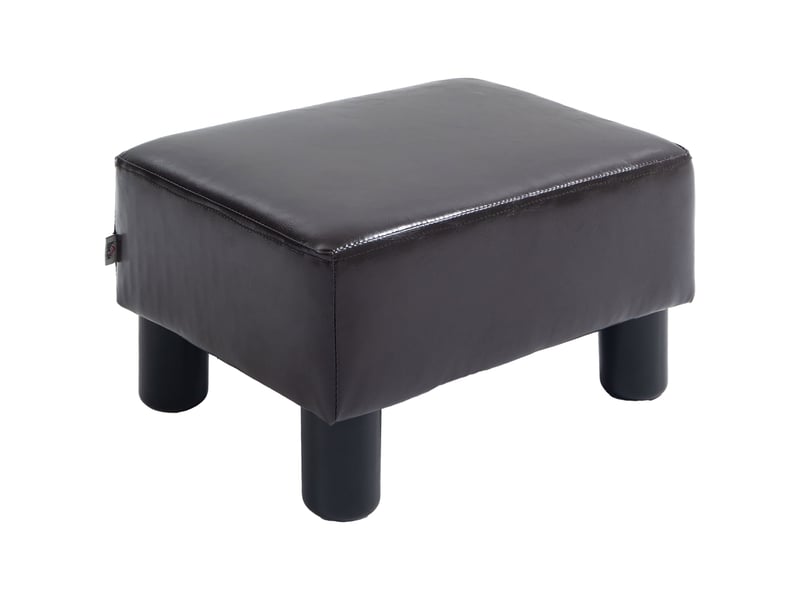  Tabouret repose-pieds, ottoman rectangulaire, repose-pieds, simili cuir, jusqu'à 100 kg, pour salon, café 833-666V71 - Conforama B