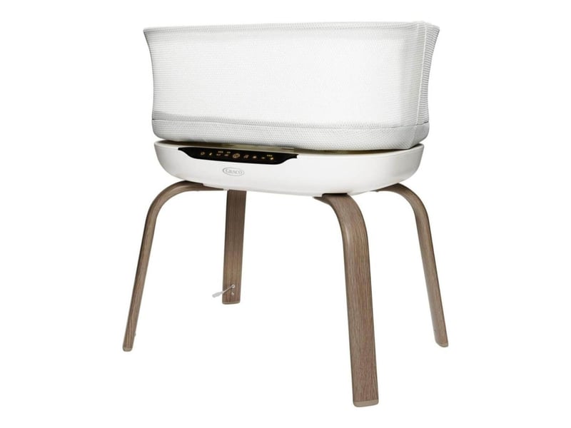  Lit cododo eluma nest - détection des pleurs, balancement, bluetooth, coton bio - luna 9AU999LUNEU - Conforama D