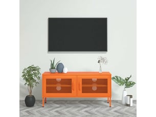 Meuble tv coloris orange 105 cm <strong></strong>  <strong></strong>