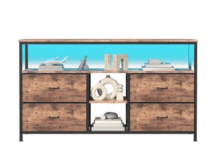Meuble tv coloris naturel 108 cm <strong></strong>  <strong></strong>