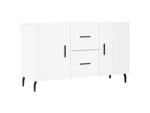 Buffet - bahut - meuble de rangement blanc 100x36x60 cm bois d'ingénierie