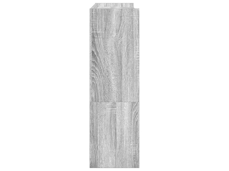  Meuble à chaussures, étagère à chaussures sonoma gris 80x25x81 cm bois d'ingénierie  - Conforama E