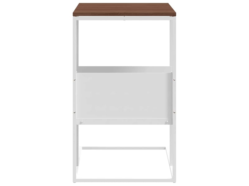  Table d'appoint | bout de canapé table basse marron 55x36x59,5 cm bois d'ingénierie shl1185  - Conforama E