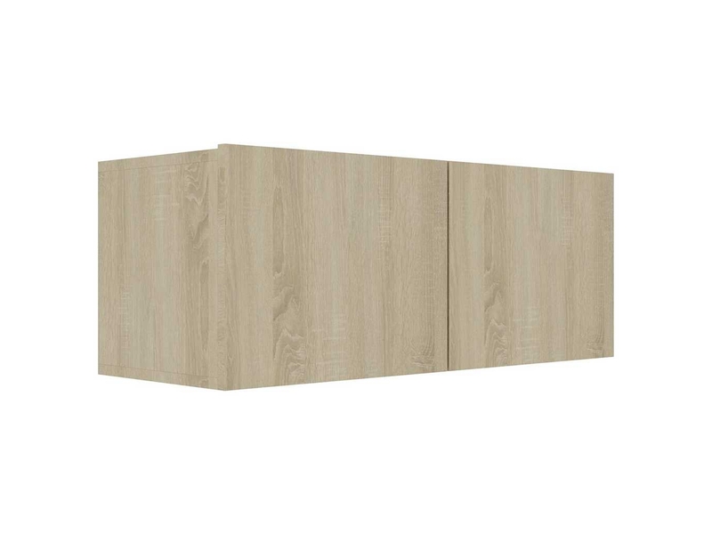  Ensemble de meuble tv - banc tv - meuble de rangement 7 pcs chêne sonoma bois d'ingénierie  - Conforama D