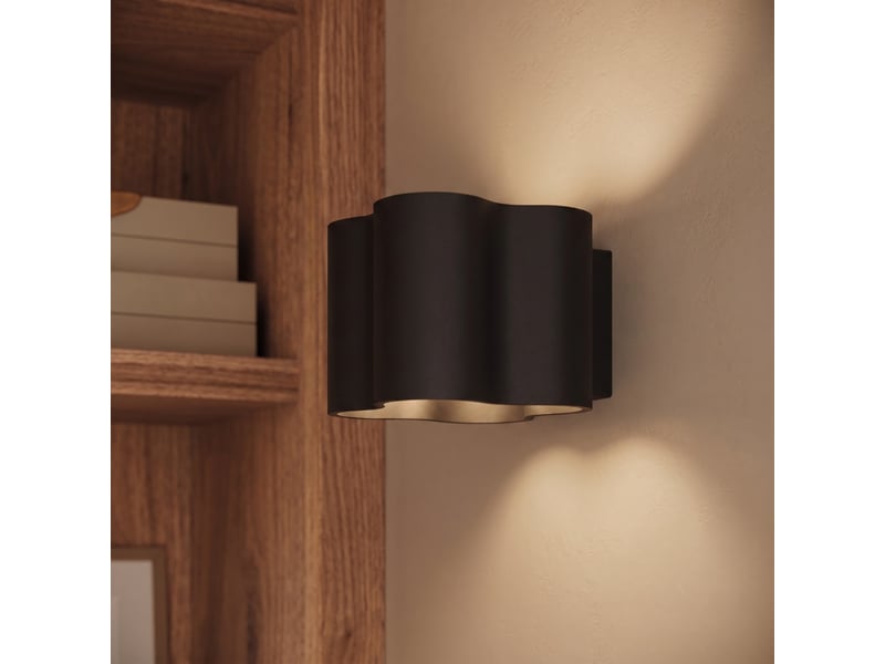  Applique ovio noire g9 aluminium moderne 10x12x14.5cm SL.3336 - Conforama D