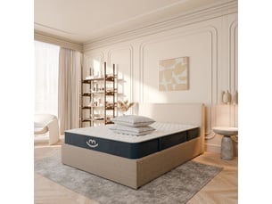 Matelas 160x200 cm MORPHEA  Pack Mila Oreiller Ressorts + mémoire de forme soutien Medium épaisseur 22 cm